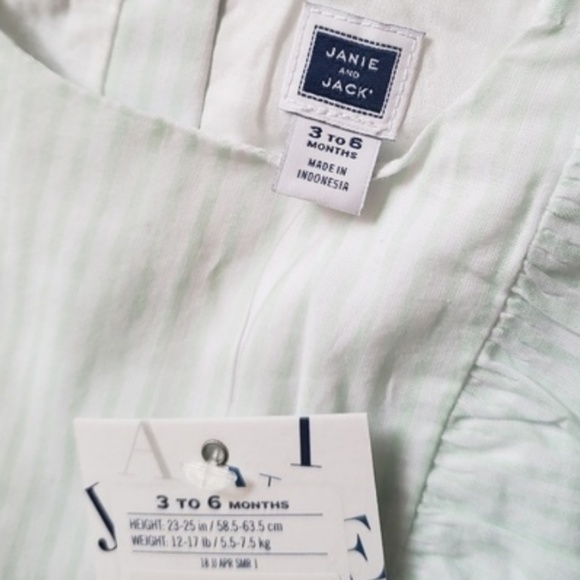 NWT Janie and Jack striped two pieces baby - Picture 5 of 6